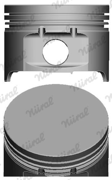 Поршень RENAULT 80.0 K7J 714 NURAL (87-104207-40) Nural фото 2