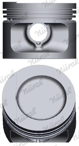 Поршень VAG 81.51 1.8 AAM/RP PIN 20X54 NURAL (87-109707-10) Nural фото 2
