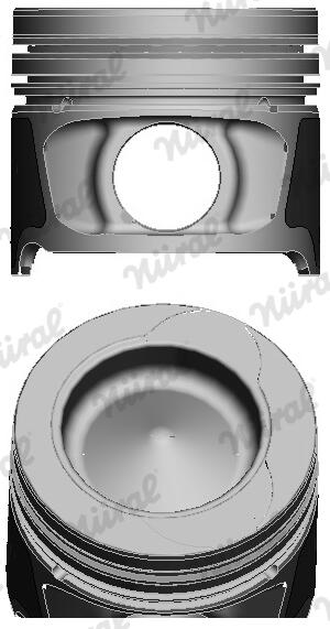 Поршень RENAULT 76.5 (76/78KW) K9K 732 PIN 26X60 TRAPEZ EURO 4 2005-> NURAL (87-123407-30) Nural фото 2