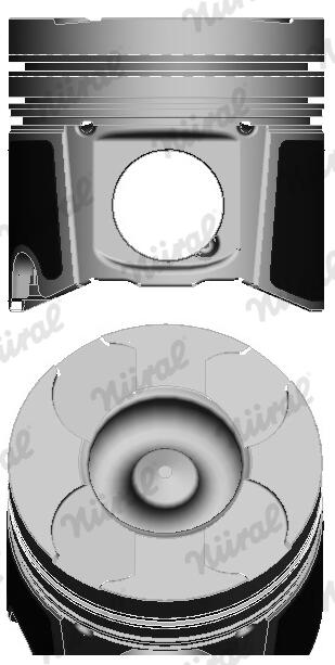 Поршень RENAULT 89.5 G9U TRAPEZ NURAL (87-137507-10) Nural фото 2