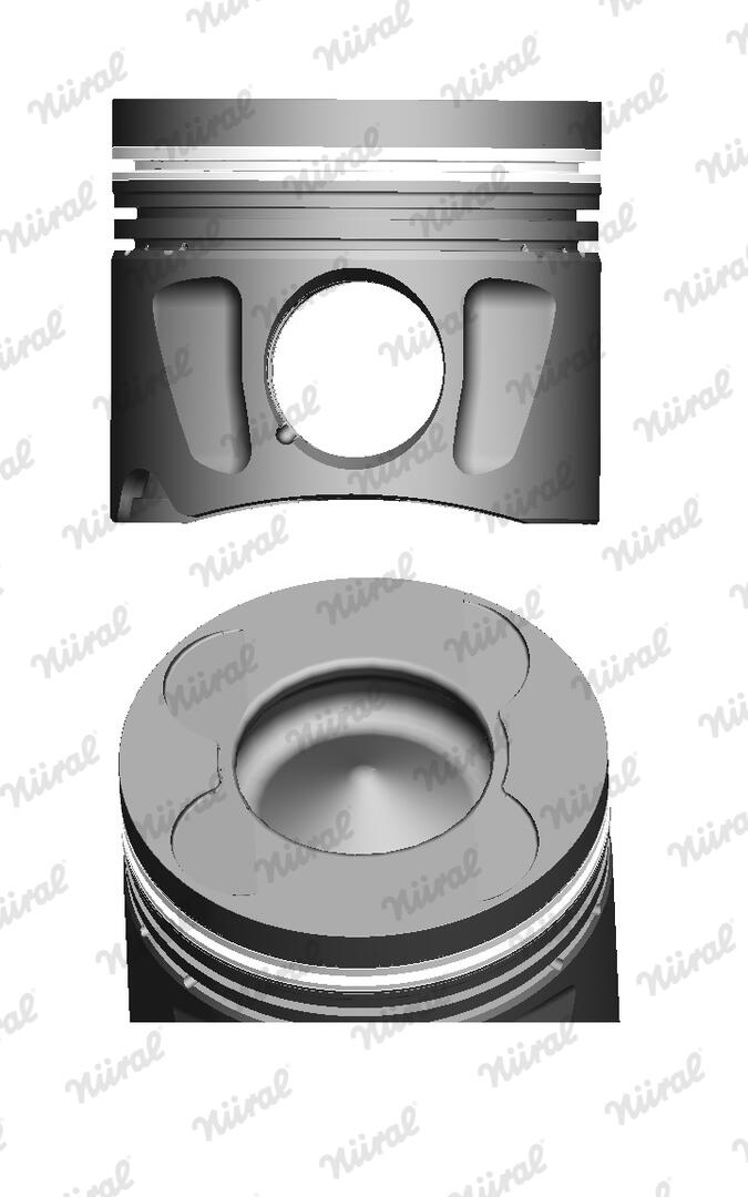 Поршень MB 83.5 OM642 (CYL 4-6) NURAL (87-427407-10) Nural фото 2