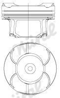 Поршень BMW 84.0 N20B20A NURAL (87-434600-00) Nural фото 2