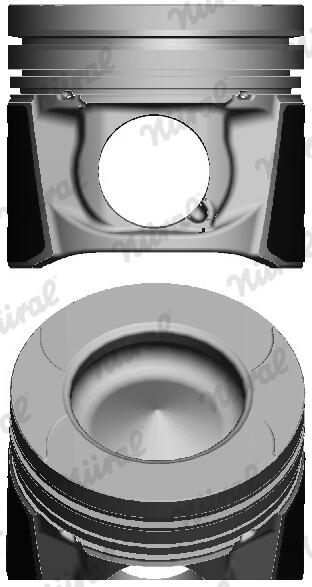 Поршень RENAULT 85.5 M9T 670/672/676/678/680/686/690/692/694/696/698/870/ NURAL (87-435207-00) Nural фото 2