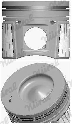 Поршень FORD 82.5 1.8TDCI BHPA/P7PA/P7PB/R2PA/R3PA NURAL (87-437000-10) Nural фото 2