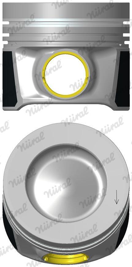 Поршень VW GROUP CXEB. 81.00+0.50 NURAL (87-447507-30) Nural фото 2