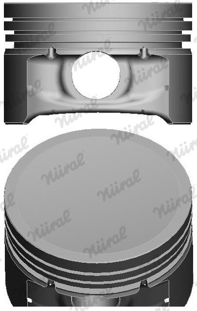 Поршень RENAULT 69.5 D4F NURAL (87-450007-00) Nural фото 2
