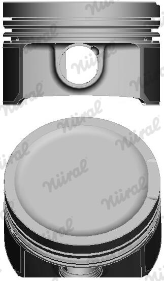 Поршень VAG 81.0 1.8T 96- AGU/AEB/AJL/AJQ/ANB/APP/APU/AQA/ARK/ARZ NURAL (87-502900-10) Nural фото 2