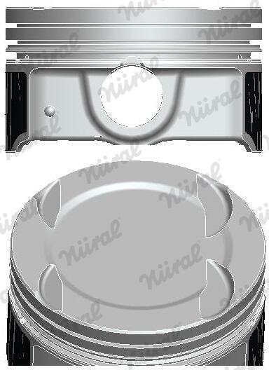 Поршень ROVER 80.0 18K4F NURAL (87-522700-00) Nural фото 2