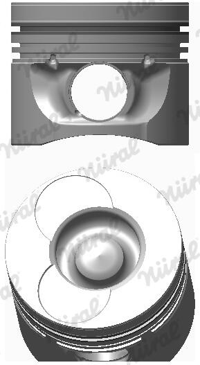 Поршень MB 89.0 2.9TDI OM602DE29LA 94- PIN 28X70 NURAL (87-743100-00) Nural фото 2
