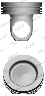 Поршні двигуна SM 80-5141-00 для VOLVO A-Series A40D