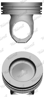 Поршні двигуна NU 87-123200-40 для VOLVO A-Series A40D