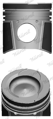 Поршні двигуна NU 87-124500-20 для MAN F 2000 23.463 FNLLC