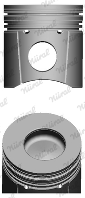 Поршні двигуна NU 87-252800-00 для DEUTZ-FAHR AGROTRON 80 MK3