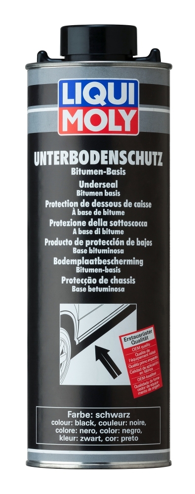 Засіб Unterboden-Schutz Bitumen schwarz 1л АНТИКОР ДЛЯ ДНИЩА КУЗОВА БІТУМ/СМОЛА (ЧОРНИЙ) UNTERBODENSCHUTZ BI LIQUI MOLY (6112) Liqui Moly фото 2