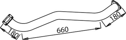 Труби DI 21169 для DAF 95 FT 95.360