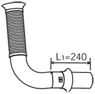 Труби DI 21275 для DAF 75 CF FT 75 CF 290