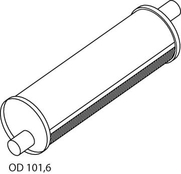 Глушники AX 1.31004 для DAF F 2800 FTS 2803 DKS
