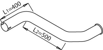 Труби DI 21639 для DAF F 3300 FTG 3300 DKX,FTS 3303 DKX