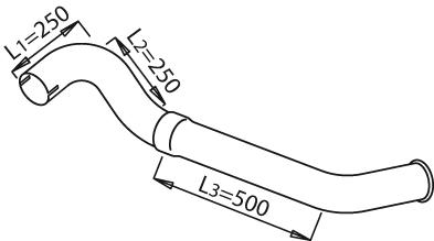 Труби DI 21640 для DAF F 3300 FTG 3300 DKX,FTS 3303 DKX