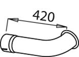 Труби DI 21675 для DAF F 2100 FA 2105 DHTD