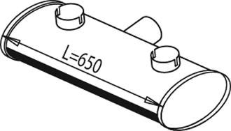 Глушники AX 1.33028 для IVECO EUROSTAR LD 440 E 52 TZ