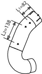 Труби DI 29169 для IVECO TurboStar 190-42 T