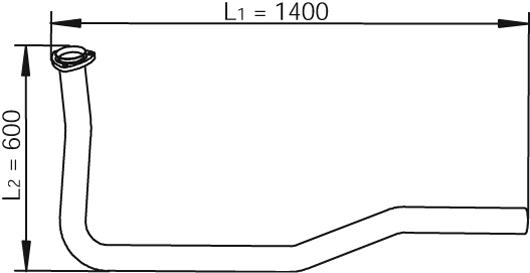 Труби DI 47100 для MAN L 2000 8.103 LC, 8.103 LLC