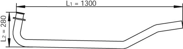 Труби DI 47101 для MAN L 2000 10.153 LC,10.153 LLC