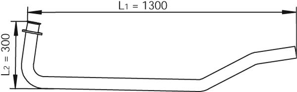 Труби DI 47102 для MAN L 2000 10.153 LC,10.153 LLC