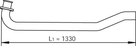 Труби DI 47104 для MAN L 2000 10.223 LLS