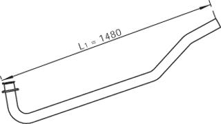 Труби DI 47171 для MAN M 2000 L 14.163 LC, LLC, LRC, LLRC