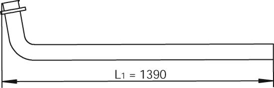 Труби DI 47290 для MAN L 2000 8.223 LAEC