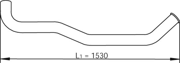 Труби DI 47600 для MAN L 2000 10.153 LC,10.153 LLC