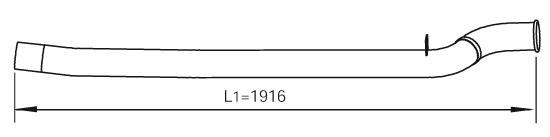 Труби DI 47671 для VOLVO NL NL 202, NL 222, NL 223