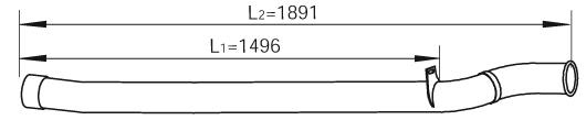 Труби DI 47673 для VOLVO NL NL 202, NL 222, NL 223