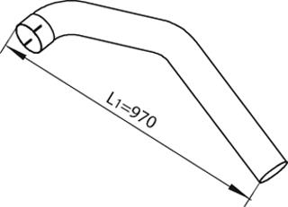 Труби DI 48109 для MAN F 2000 26.403 FNLC,26.403 FNLLC,26.403 FVLC