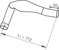 Труби DI 48110 для MAN F 2000 33.373 DFAC