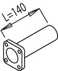 Труби DI 49164 для MAN F 90 19.372 FK