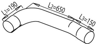 Труби DI 49201 для MAN F 90 19.372 FK
