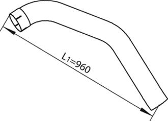 Труби DI 49237 для MAN F 2000 26.373 DFC,26.373 DFLC