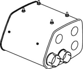 Глушники DI 49376 для MAN F 2000 27.603 DFS