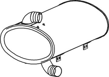 Глушники AX 1.40081 для NEOPLAN Cityliner N 217/3