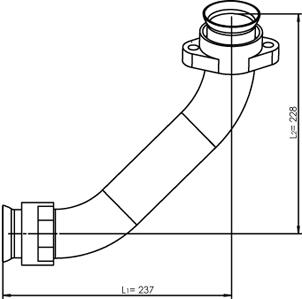 Труби DI 53174 для MERCEDES-BENZ ACTROS MP2 / MP3 2655 S, LS