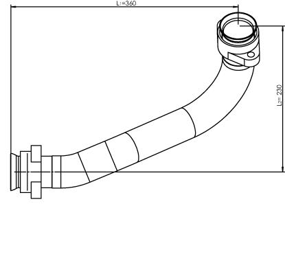 Труби DI 53176 для MERCEDES-BENZ ACTROS MP2 / MP3 2541, L, LL