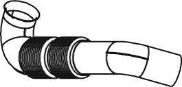Труби DI 56258 для MERCEDES-BENZ ACTROS MP2 / MP3 1850 AK, 1851 AK