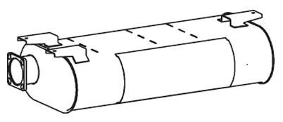 Глушники AX 1.70037 для RENAULT TRUCKS Iliade FRH, GTX, GTXE, RTX, TX