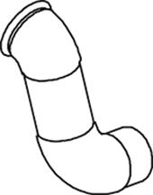 Труби DI 69165 для SETRA Series 400 TopClass S 416 HDH