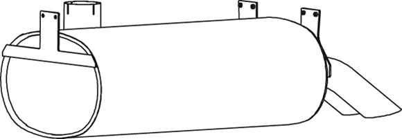 Глушники DI 69330 для SETRA Series 400 TopClass S 416 HDH