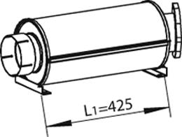 Глушники DI 69331 для SETRA Series 400 TopClass S 416 HDH