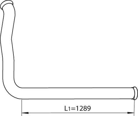 Труби DI 81211 для VOLVO B 10 B10